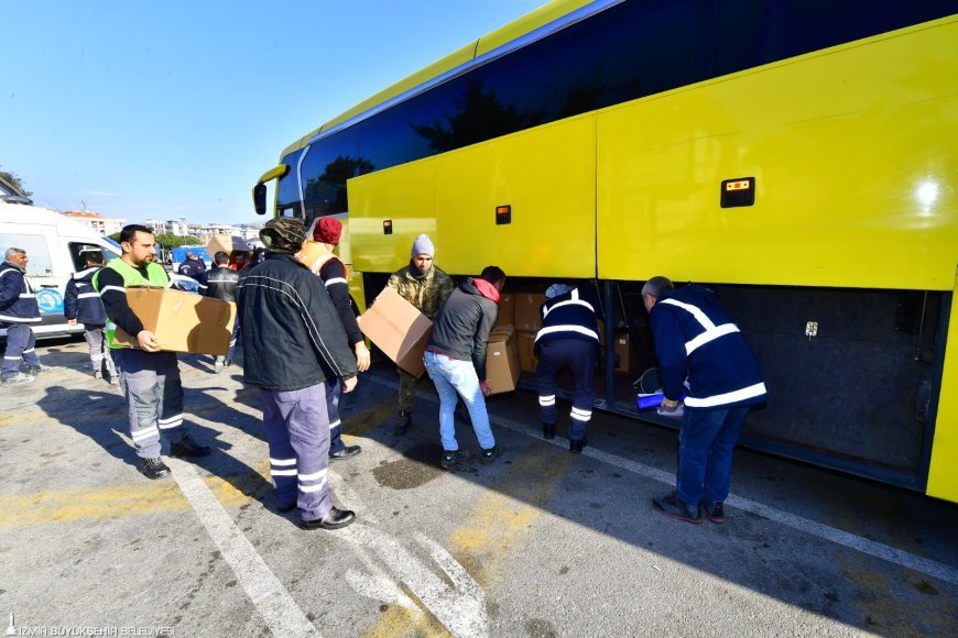 71 KİŞİLİK İLK EKİP YOLA ÇIKTI