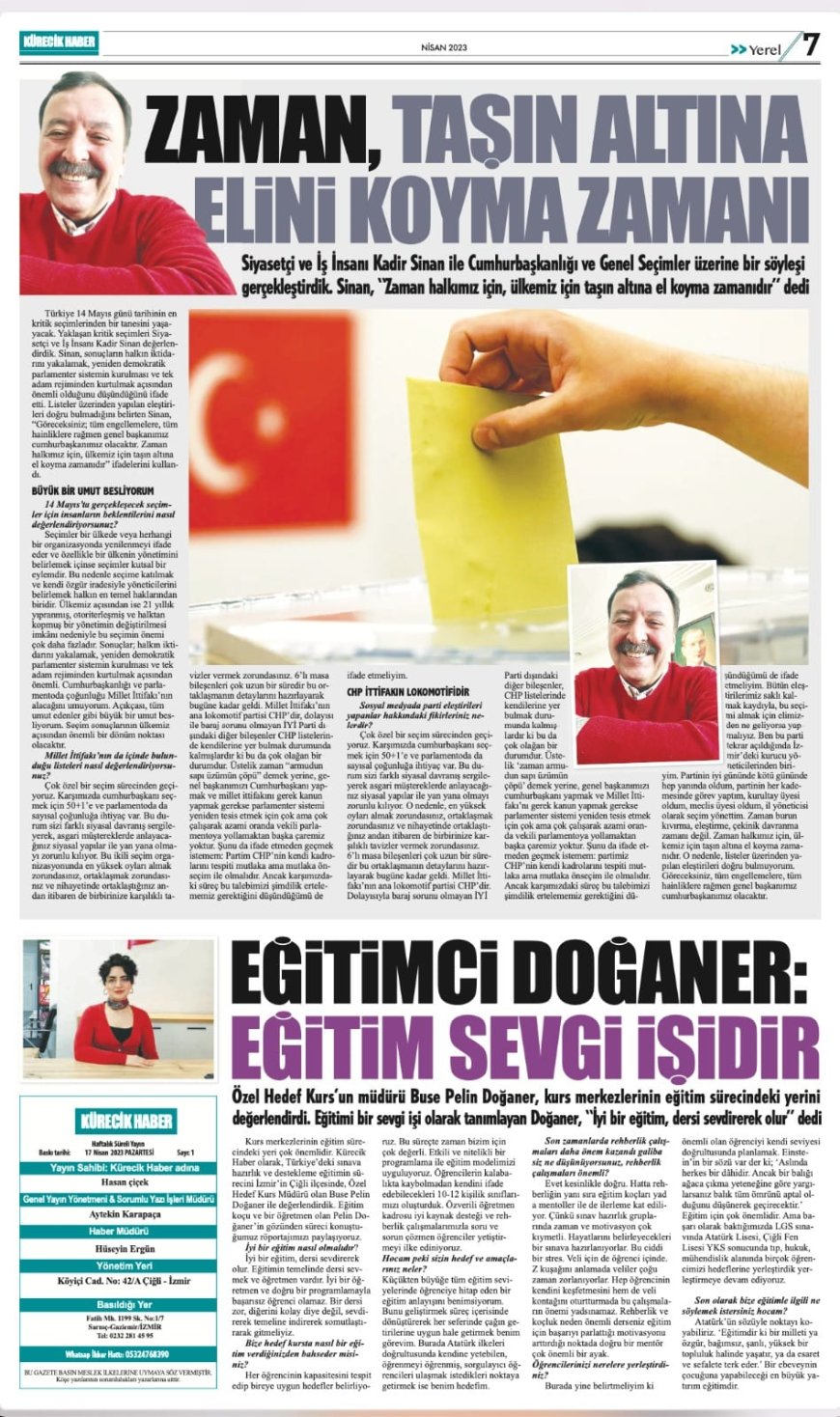 Halkın Özgür Sesi Kürecik Haber Gazetesi Okuyucuları İle Buluşuyor