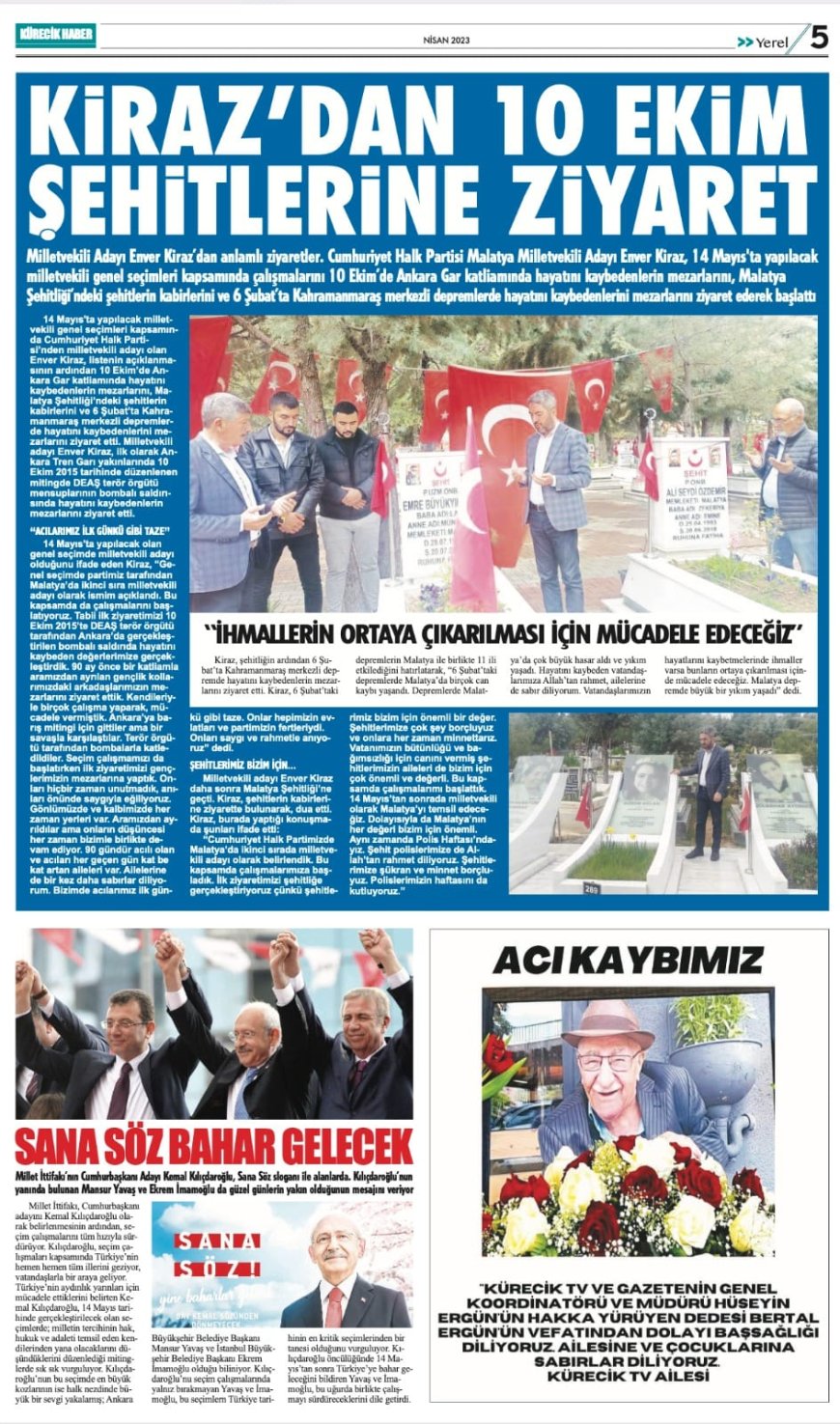 Halkın Özgür Sesi Kürecik Haber Gazetesi Okuyucuları İle Buluşuyor